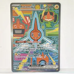 Pokemon TCG Rotom EX 126/094 Me02 Phantasmal Flames Basic Full Art Holo Rare - Image 1