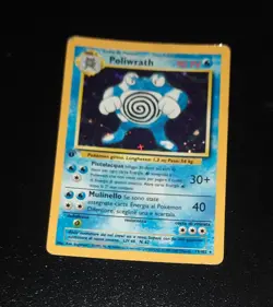 POKEMON~POLIWRATH~13/102~HOLO~1A EDIZIONE~SET BASE~ITA~PR - Image 5