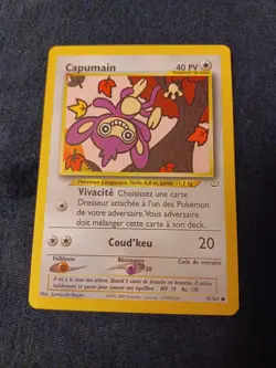 Pokemon Aipom 41/64 French Neo Revelation Set Unlimited LP - Image 1