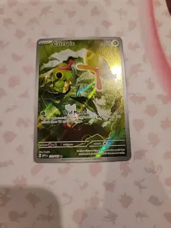Pokemon TCG ‘Caterpie 172/165’ IR Scarlet & Violet 151 NM - Image 1