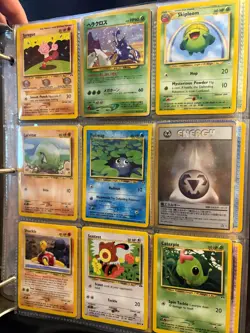 Vintage Pokemon Card Binder Collection Lot Wotc Neo E Base 1st Ed. Team Roc R LP 636996769661 - Image 1