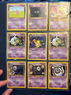 Vintage Pokemon Card Binder Collection Lot Wotc Neo E Base 1st Ed. Team Roc R LP 636996769661 - Image 2