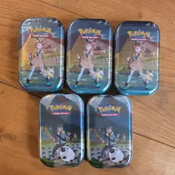 Pokemon TCG Crown Zenith Mini Tins Sealed | x 5 - Image 1