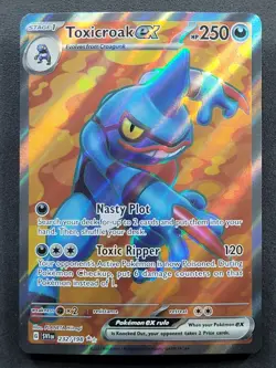 Toxicroak ex 232/198 Ultra Rare Scarlet & Violet Base Pokemon TCG - Image 1