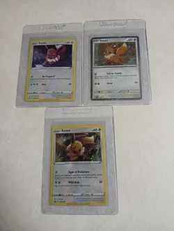 Eevee Black Star Promo Blister Lot Cosmic Pokemon NM - Image 1