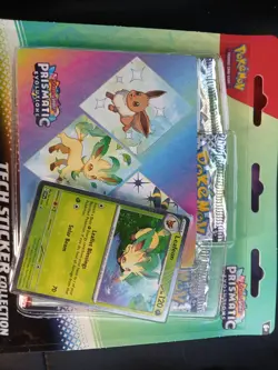 Prismatic Evolutions 3 Pack Blister Tech Sticker Collection Pokemon Sealed - Image 3