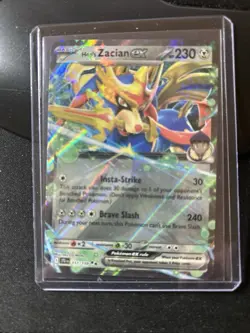 Pokemon Hop's Zacian EX 111/159 Sv09: Journey Together Holo NM AL - Image 1