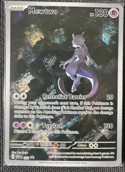 MEWTWO 052 PROMO SCARLET & VIOLET POKEMON HOLO NM SEALED - Image 1