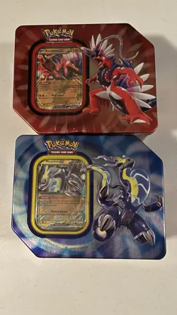 Pokemon TCG Paldea Legends 5-Pack Tin Set - Koraidon ex & Miraidon ex - Sealed - Image 1