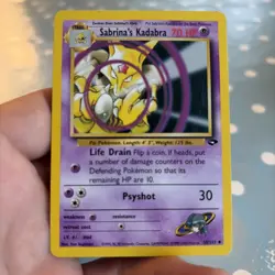 Pokemon TCG Sabrina's Kadabra Gym Challenge 58 Regular - Image 1