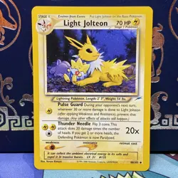 Pokemon 2001 Light Jolteon 48/105 Neo Destiny Uncommon NM - Image 1