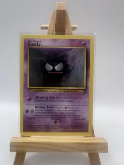 Pokemon TCG Gastly Base Set 2 75/130 Regular LP. - Image 1