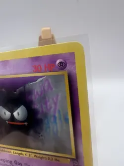 Pokemon TCG Gastly Base Set 2 75/130 Regular LP. - Image 3