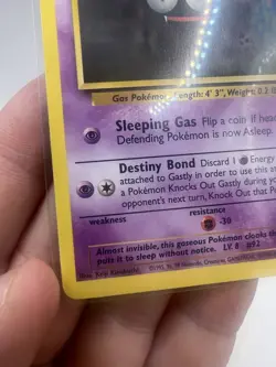 Pokemon TCG Gastly Base Set 2 75/130 Regular LP. - Image 5