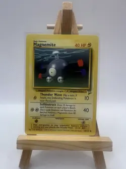 Pokemon TCG Magnemite Base Set 2 Regular 79/130 Regular LP. - Image 1