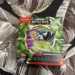 Meowscarada EX Pokemon TCG Deluxe Battle Deck - New - Sealed - Image 1