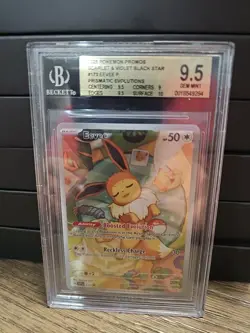 Pokemon Eevee Prismatic Evolutions ETB Promo SVP EN 173 BGS 9.5 - Image 2