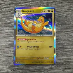 Pokemon TCG Dragonite 149/165 Scarlet & Violet : Pokemon 151 Holo Rare - NM/LP - Image 1