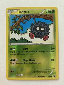 Pokemon - Tangela 1/114 - REVERSE HOLO - STEAM SIEGE - NM/M -NEW - Image 1