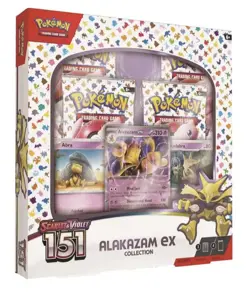 Alakazam Ex Collection Box 151 Pokemon 2023 Factory Sealed - Image 1
