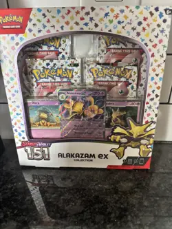 Alakazam Ex Collection Box 151 Pokemon 2023 Factory Sealed - Image 3