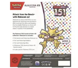 Alakazam Ex Collection Box 151 Pokemon 2023 Factory Sealed - Image 4