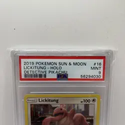 2019 POKEMON SUN & MOON DETECTIVE PIKACHU #16 LICKITUNG DETECTIVE PIKACHU PSA 9 - Image 3