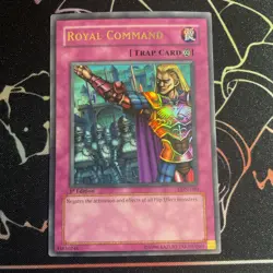 Royal Command lon-080 1st Edition (VLP) Ultra Rare Yu-Gi-Oh! - Image 1