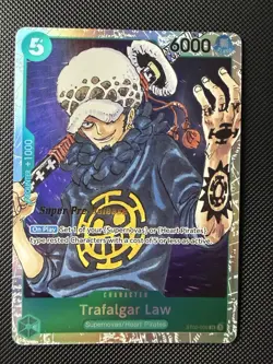 One Piece CCG Law ST02-009 Super Pre-Release Promo English NM Foil - Image 1