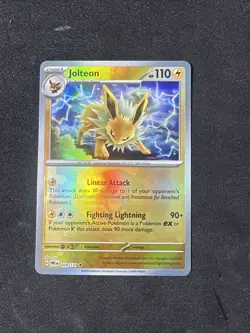 #029/131 Jolteon Poke Ball Rare Holo Pokemon TCG Prismatic Evolutions English NM - Image 1