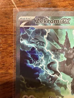 Pokemon TCG Zekrom Ex SIR 166/086 NM - Black Bolt 2025 - - Image 3