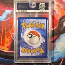 Pokemon Team Rocket's Houndoom Illustration Rare Sv10 191 Holo PSA 9 130 HP - Image 2