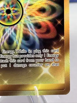 Pokemon TCG Rainbow Energy Gold Holo Sun & Moon 183/168 SR Near Mint Raw - Image 4