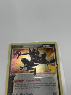 Pokemon TCG Greninja Gold Star SWSH144 Promo Celebrations LP - Image 3