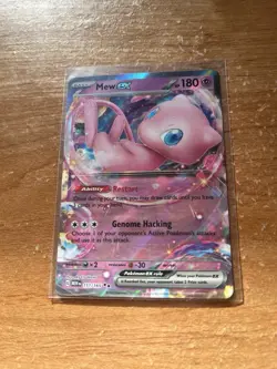 2023 Pokemon Scarlet & Violet 151/165 Mew EX Double Rare Holo NM - Image 1