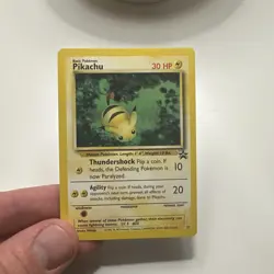 2000 Pokemon Black Star Promo Pikachu #27 MINT - Image 1