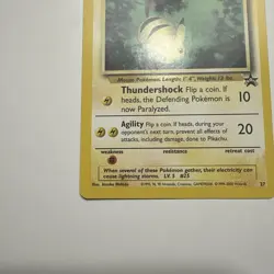 2000 Pokemon Black Star Promo Pikachu #27 MINT - Image 2