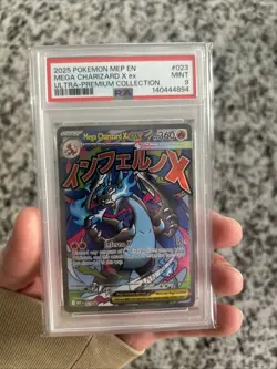 Pokemon TCG Mega Charizard x Ex 023 Special Illustration Rare PSA 9 - Image 1