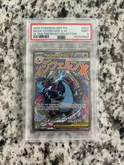 Pokemon TCG Mega Charizard x Ex 023 Special Illustration Rare PSA 9 - Image 3
