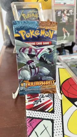 2010 Pokemon HS Triumphant Booster Pack Palkia Art Sealed English - Image 1