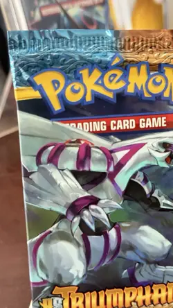 2010 Pokemon HS Triumphant Booster Pack Palkia Art Sealed English - Image 2