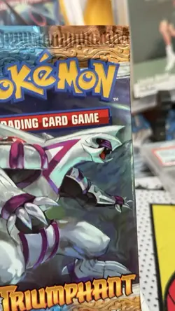 2010 Pokemon HS Triumphant Booster Pack Palkia Art Sealed English - Image 3