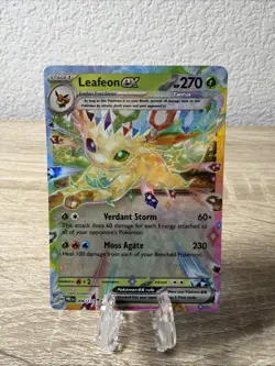 Pokemon TCG Leafeon Ex Prismatic Evolutions 006/131 - Image 1