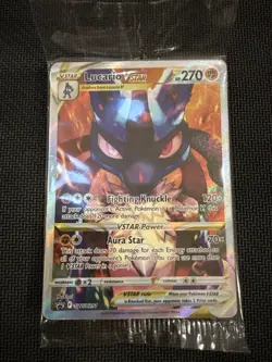 Pokemon TCG Lucario VSTAR SWSH291 Crown Zenith Promo Factory Sealed, Near Mint - Image 1