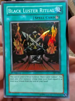 Yugioh Black Luster Ritual SYE-025 Super Rare NM - Image 1
