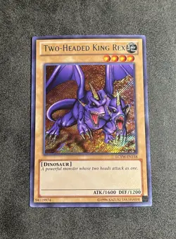 Yugioh Two-Headed King Rex LCYW-EN158 Legendary Collection 3: Yugi's World - Image 1