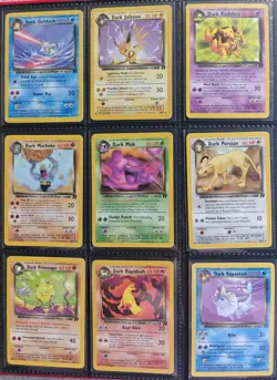 Complete Team Rocket Set 82/82 Pokemon Cards WOTC 1999 TCG Charizard Blastoise - Image 5