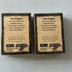 Magic The Gathering (2)Urza’s Saga(THE PLAGUE)60 Card Deck SEALED - Image 2