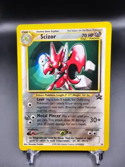 NM - Scizor - 33 - WotC Black Star Promo - Pokemon Card - Image 1