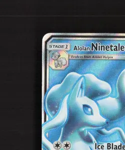 Alolan Ninetales GX 132/145 Guardians Rising Full Art Ultra Rare Pokemon Card LP - Image 3